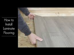 install golden select laminate flooring