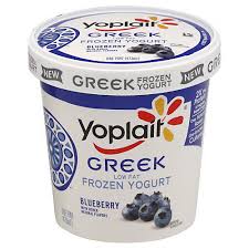 yoplait greek low fat blueberry frozen