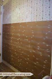 Faux Wood Plank Walls