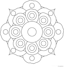 This post may contain affilaite links. Flower Mandala Coloring Pages Coloring Rocks