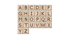 Scrabble Tiles Alphabet Sampler Cross Stitch Pdf Chart