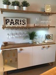 Home Bar Using Ikea Furniture