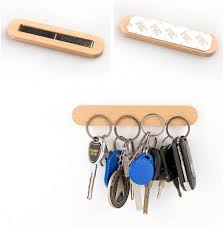 Wooden Magnetic Wall Key Holder