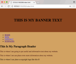 basic web design with html css