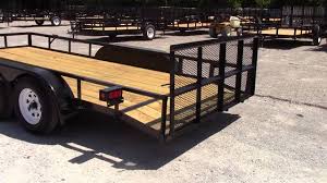It is full metal jacket design. 6 4 X 16 Double Axle Dovetail Utility Trailer Youtube