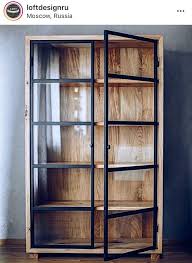 Stunning Glass Front Bookcase Hutch