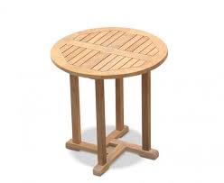 Canfield Teak Wooden Round Garden Table