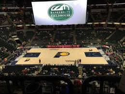 Bankers Life Fieldhouse Section 117 Home Of Indiana Pacers