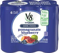 v8 v fusion pomegrate blueberry 6 cans hover mouse over image to zoom