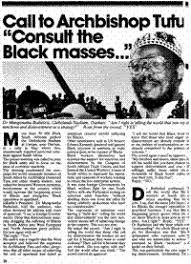 Brilliant game studios publisher : Call To Archbishop Tutu Consult The Black Masses South African History Online