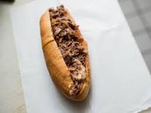 What is the red sauce on Philly cheesesteak?