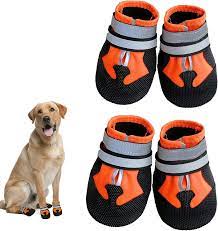dog boots set of 4 non slip dog shoes