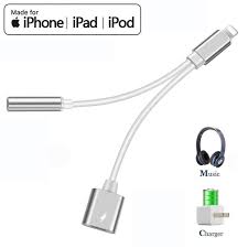 Lighting Splitter Adapter 2 In 1 Dual Lighting Headphone Audio And Charge Adapter Compatible Phone 7 8 X Xs Xr Xs Max Compatible Ios 12 Ios 13 Or Later White M100193 Walmart Com Walmart Com