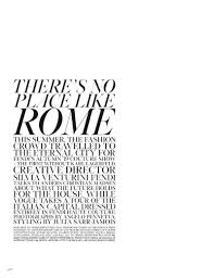 there s no place like rome british vogue