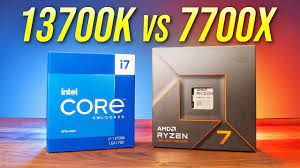 Intel Core i7-13700K vs AMD Ryzen 7 7700X - Which CPU is Best? - YouTube