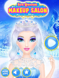 ice queen makeover makeup on the app