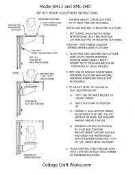 tall sewing machine air lift