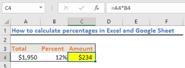 The count function in google sheets allows you to count the number of all cells with numbers within a specific data range. How To Calculate Percentages In Excel And Google Sheet Excelchat