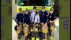 female fire rescue team from florida