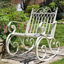 Iron Rocking Garden Arm Chair 2 Colors