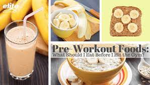 pre workout foods what should eat