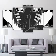 We hope you enjoy our growing collection of hd images to use as a background or home screen for please contact us if you want to publish a black and white anime wallpaper on our site. Naruto Black And White 02 Anime 5 Panel Canvas Art Wall Decor Canvas Storm