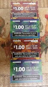 Camel Snus Grizzly Coupons 13 Value 0 99 Picclick