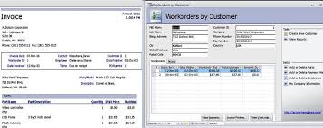 Free Microsoft Access Work Order Database Template Access Templates