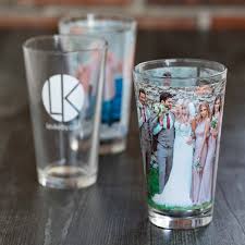 pint glass customizable glassware