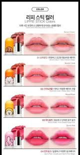 bts bt21 x vt cosmetic lippie lip stick