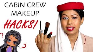 emirates cabin crew skincare makeup