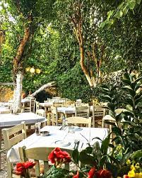 garden restaurants cafés in athens