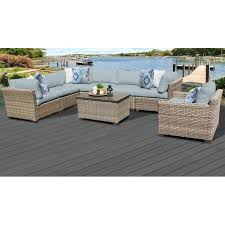 Patio Seating Sets Large Sectional Sofa