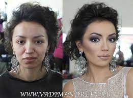 makeup artist transforms women in