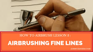 Airbrushing Fine Lines Learn How To Airbrush Fine Lines