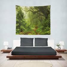 enchanted forest tapestry wall hanging