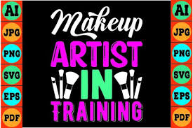 makeup artist in training svg design