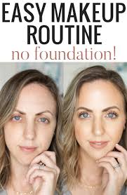 quick and easy zoom call makeup routine