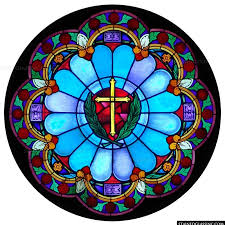 Symbolic Rose Windows About Stained Glass