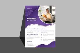 business flyer design template graphic