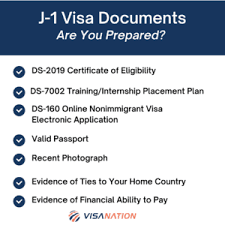 j 1 visa doents 2023 checklist