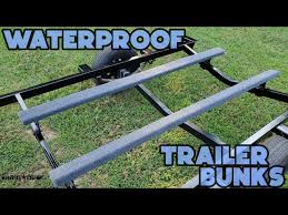 how to carpet boat trailer bunks you