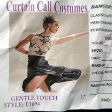 Curtain Call Costumes Contemporary Dance Recital Performance Womens Size Asm Ebay