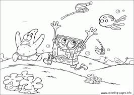 49k.) this ben 10 jelly coloring pages for individual and noncommercial use only, the copyright belongs to their respective creatures or owners. Spongebob Chased By Jelly Fish Coloring Page8375 Coloring Pages Printable