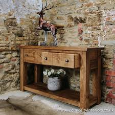 Plank Console Table Chunky Console