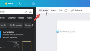 add border or frame to image in canva