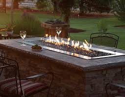 Outdoor Linear Fire Pits By White