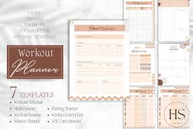 daily workout fitness planner pdf