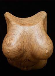 Nature Venus (Carved Wood Big Breast Torso statuette) Sculpture by Alexey  Bykov | Saatchi Art