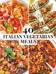 40 italian vegetarian dishes the